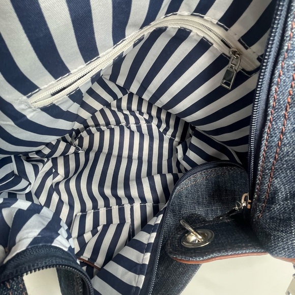 Denim Shoulder Bag - Picture 4 of 9